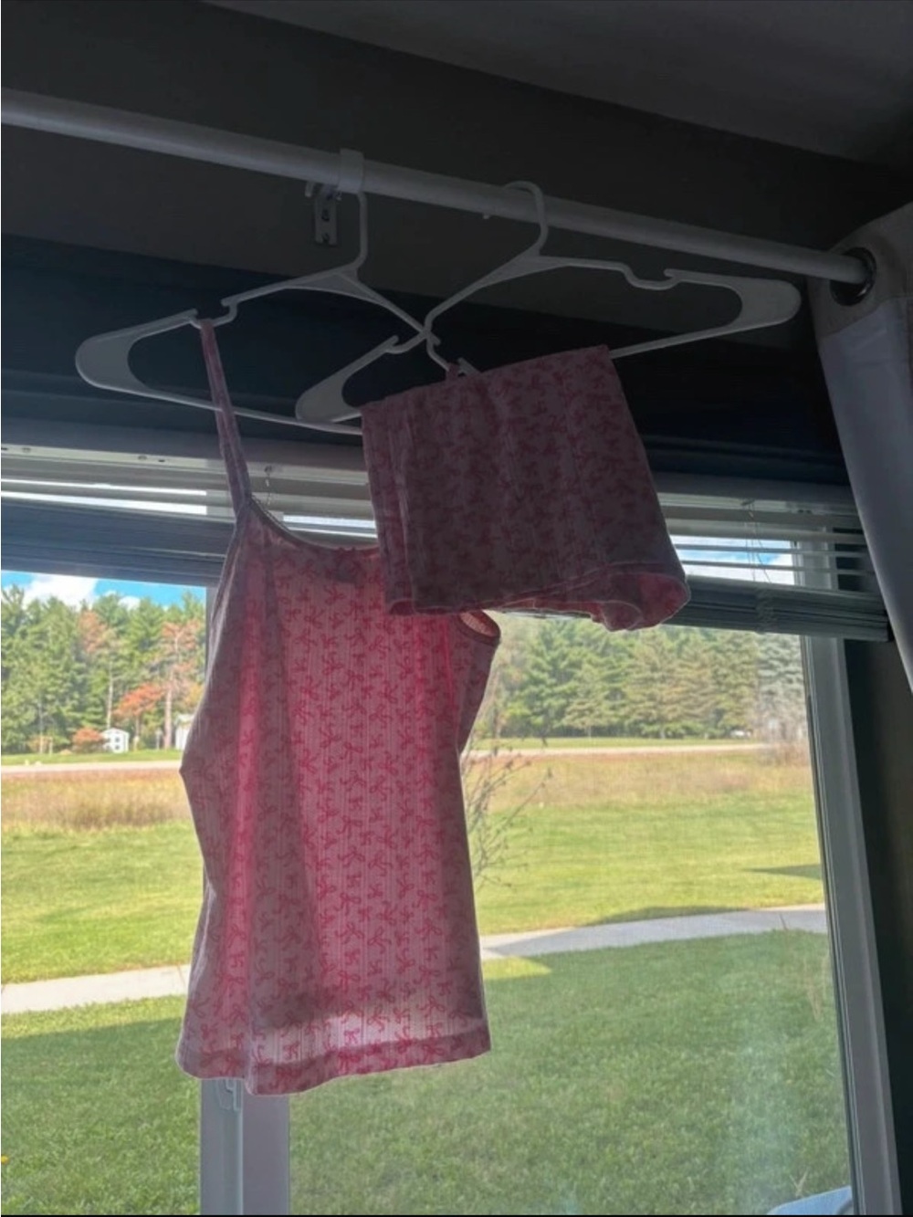 Pink Floral Cami & Shorts Pajama Set - Lightweight Sleepwear